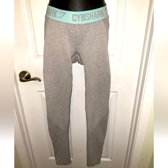 Gymshark Leggings Womens Small Gray Pants Gym Athletic Workout - Picture 1 of 8